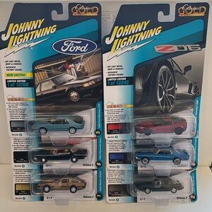 Johnny Lightning 2022 Classic Gold Collection Set Of 6 Version‎ B
